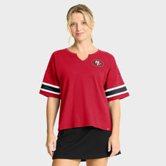 San Francisco 49ers Women's Redzone Curl Route T-Shirt - Scarlet outlet