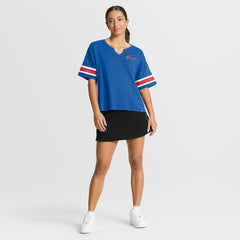 Buffalo Bills Women's Redzone Curl Route T-Shirt - Royal sale