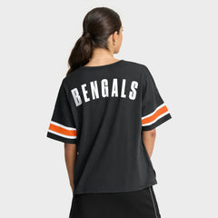 Cincinnati Bengals Women's Redzone Curl Route T-Shirt - Black on sale