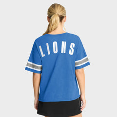 Detroit Lions Women's Redzone Curl Route T-Shirt - Blue online