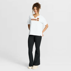Washington Commanders Women's Redzone Slub Boxy T-Shirt - White online
