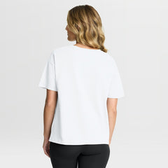 New York Giants Women's Redzone Slub Boxy T-Shirt - White outlet