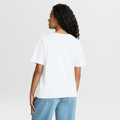 Detroit Lions Women's Redzone Slub Boxy T-Shirt - White outlet
