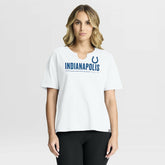 Indianapolis Colts Women's Redzone Slub Boxy T-Shirt - White outlet