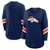 Denver Broncos Women's Redzone 3/4-Sleeve T-Shirt - Navy cheap