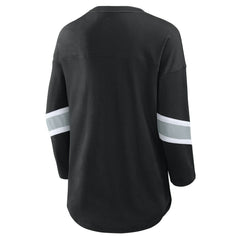 Las Vegas Raiders Women's Redzone 3/4-Sleeve T-Shirt - Black online
