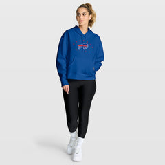 Buffalo Bills Women's Eligible Receiver Legacy Pullover Hoodie - Royal discount