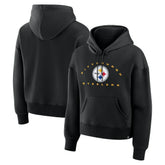 Pittsburgh Steelers Women's Eligible Receiver Legacy Pullover Hoodie - Black outlet