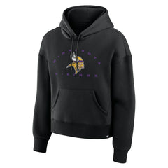 Minnesota Vikings Women's Eligible Receiver Legacy Pullover Hoodie - Black on sale