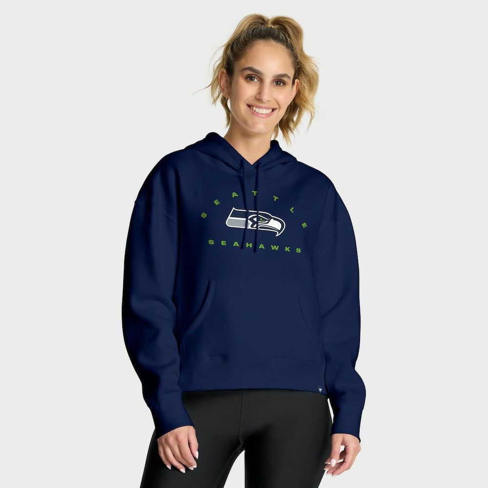 Seattle Seahawks Women's Eligible Receiver Legacy Pullover Hoodie - College Navy outlet