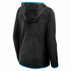 Carolina Panthers Women's Redzone End Around Pass Raglan Full-Zip Hoodie - Black cheap