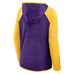 Minnesota Vikings Women's Redzone End Around Pass Raglan Full-Zip Hoodie - Purple/Gold outlet
