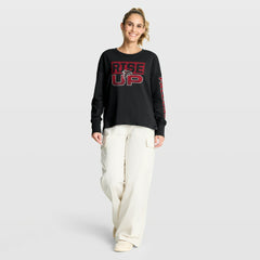 Atlanta Falcons Women's Hometown Legacy Long Sleeve T-Shirt - Black on sale