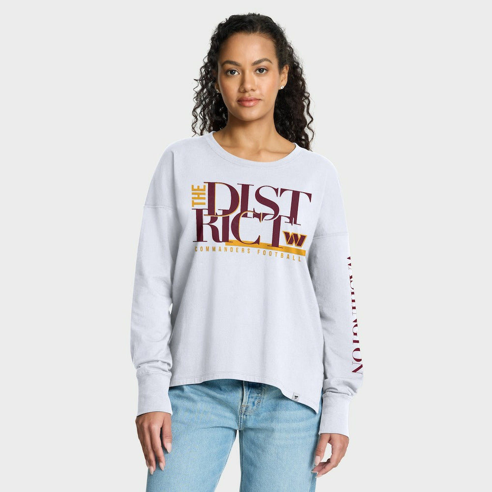 Washington Commanders Women's Hometown Legacy Long Sleeve T-Shirt - White cheap