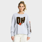 Cleveland Browns Women's Hometown Legacy Long Sleeve T-Shirt - White online