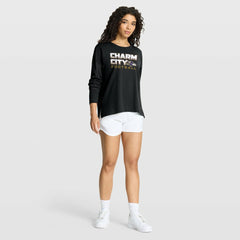 Baltimore Ravens Women's Hometown Legacy Long Sleeve T-Shirt - Black on sale