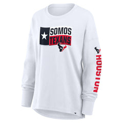 Houston Texans Women's Hometown Legacy Long Sleeve T-Shirt - White discount