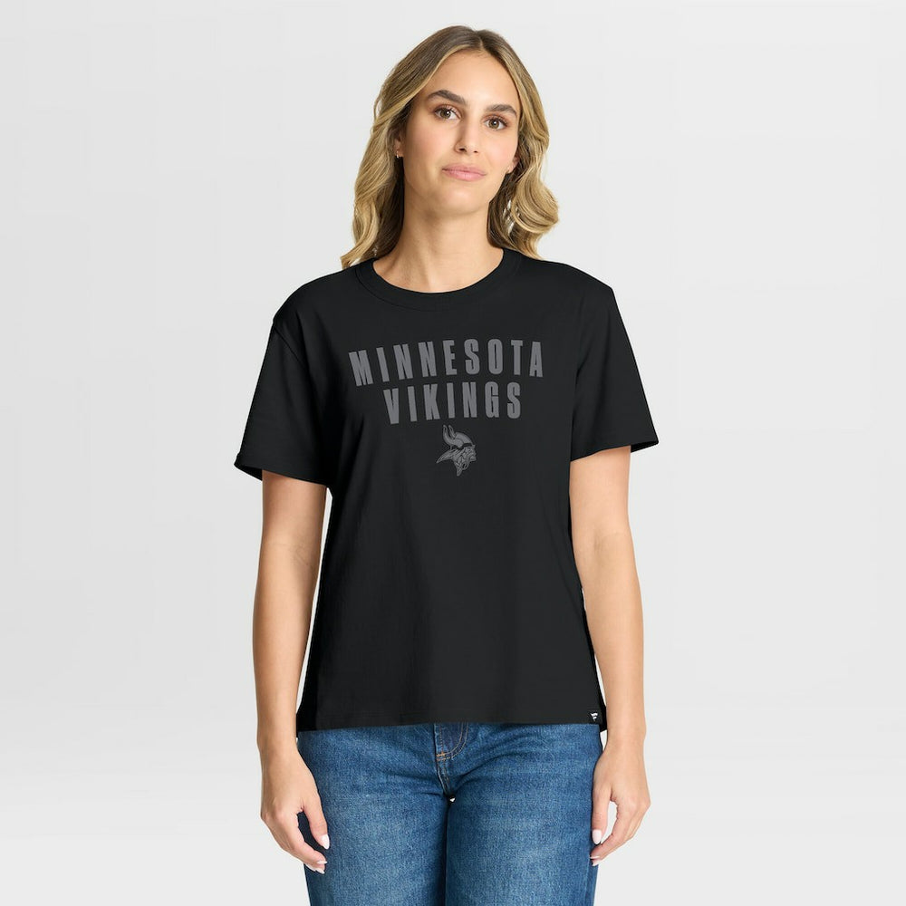 Minnesota Vikings Women's Blackout Kneel Down Legacy T-Shirt - Black online