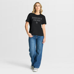 Minnesota Vikings Women's Blackout Kneel Down Legacy T-Shirt - Black online