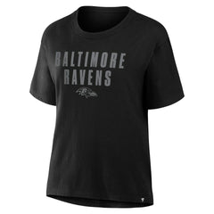 Baltimore Ravens Women's Blackout Kneel Down Legacy T-Shirt - Black for sale
