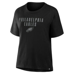 Philadelphia Eagles Women's Blackout Kneel Down Legacy T-Shirt - Black sale