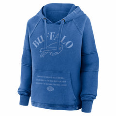 Buffalo Bills Women's Oversized Raglan Gridiron Hoodie - Royal on sale