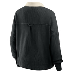 Pittsburgh Steelers Women's Oversized Hometown Premium Thermal Long Sleeve Shirt - Black on sale