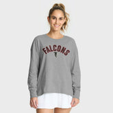 Atlanta Falcons Women's Hometown Legacy Long Sleeve T-Shirt - Heather Gray cheap