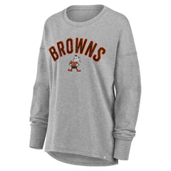 Cleveland Browns Women's Hometown Legacy Long Sleeve T-Shirt - Heather Gray outlet