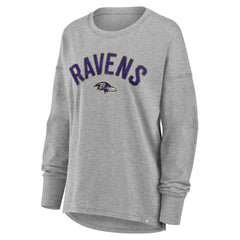 Baltimore Ravens Women's Hometown Legacy Long Sleeve T-Shirt - Heather Gray sale