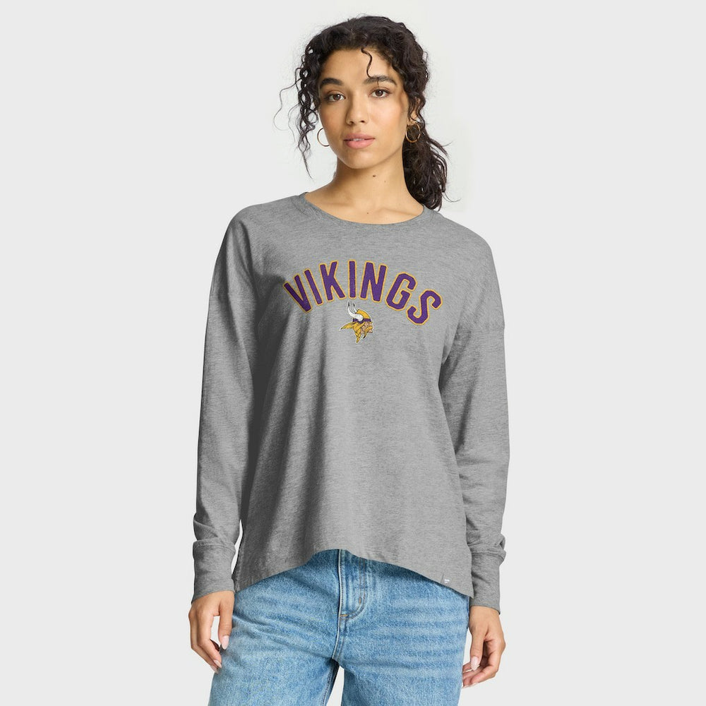 Minnesota Vikings Women's Hometown Legacy Long Sleeve T-Shirt - Heather Gray online