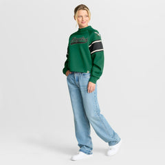 Philadelphia Eagles Oversized Hometown Toss Sweep Mock Neck Pullover - Kelly Green sale