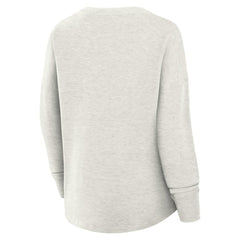 San Francisco 49ers Women's Oversized Hometown Pullover Sweatshirt - Heather Gray on sale