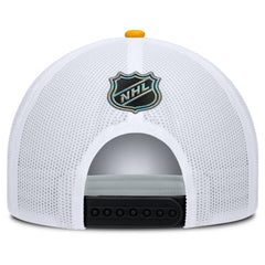 Boston Bruins Fanatics Authentic Pro Rink A-Frame Adjustable Hat Black/White