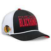 Chicago Blackhawks Fanatics Authentic Pro Rink A-Frame Adjustable Hat Black/White