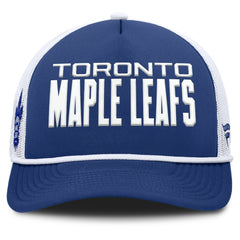 Toronto Maple Leafs Fanatics Authentic Pro Rink A-Frame Adjustable Hat Blue/White