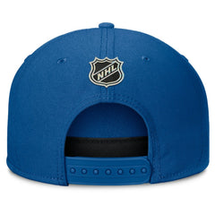 St. Louis Blues Fanatics Authentic Pro Rink Team Code Snapback Hat Blue