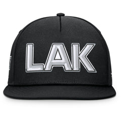 Los Angeles Kings Fanatics Authentic Pro Rink Team Code Snapback Hat Black
