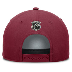 Colorado Avalanche Fanatics Authentic Pro Rink Roper A-Frame Adjustable Hat Burgundy