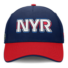 New York Rangers Fanatics Authentic Pro Rink Team Code Flex Hat Navy/Red