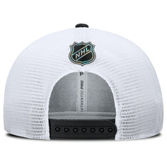 Ottawa Senators Fanatics Authentic Pro Rink Lockup Adjustable Trucker Hat Black/White
