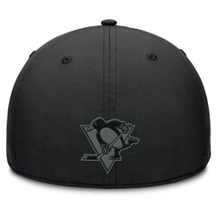 Pittsburgh Penguins Fanatics Authentic Pro Road Team Code Flex Hat Black