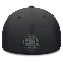 Boston Bruins Fanatics Authentic Pro Road Team Code Flex Hat Black