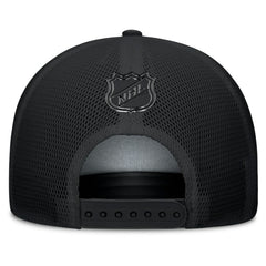 Boston Bruins Fanatics Authentic Pro Road Team Code Trucker Adjustable Hat Black