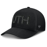 Utah Mammoth Fanatics Authentic Pro Road Team Code Trucker Adjustable Hat Black