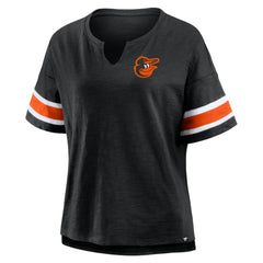 Baltimore Orioles Women's Curl Route T-Shirt - Black