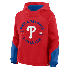Philadelphia Phillies Women's Oversized Time to Win Pullover Hoodie - Red