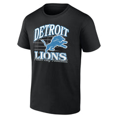 Detroit Lions Retro Gridiron T-Shirt - Black discount