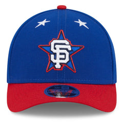 San Francisco Giants 2025 MLB All-Star Game Workout 9FORTY M-Crown Adjustable Hat - Blue/Red | New Era