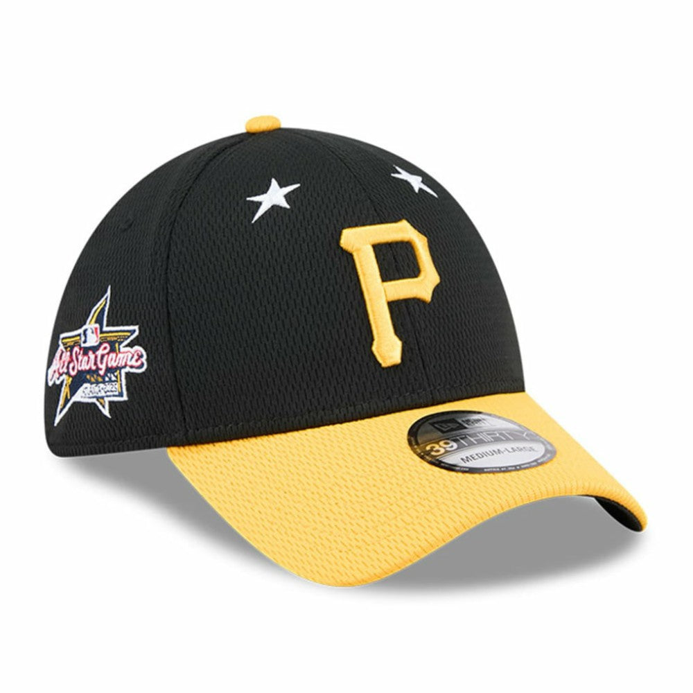 Pittsburgh Pirates 2025 MLB All-Star Game 39THIRTY Flex Hat - Black/Gold | New Era